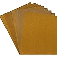 Color Zebra® Sanding Paper/Emery Paper/Sandpaper (Brown, Grit-80-3pcs 100-3pcs 120-3pcs) Pack of 9 sheets