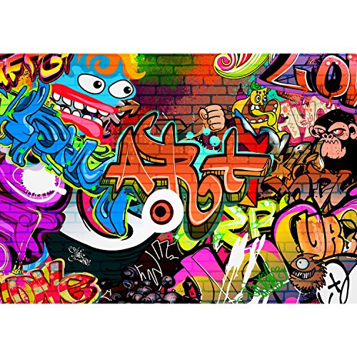 Fototapete Graffiti 352 x 250 cm – Vliestapete – Wandtapete – Vlies Phototapete – Wand – Wandbilder XXL – !!! 100% MADE IN GERMANY !!! Runa Tapete 9068011a - 6