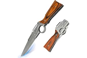 LFXLKVI Large Coltello Flipper Pieghevole Multifunzionale Portatile Edc Coltello con luci e con Clip da Tasca per Regalo da Uomo Campeggio All'Aperto
