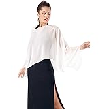 Coprispalle Ideale Per Cerimonia Ed Evento Formale In Morbido Georgette Disponibile In Diversi Colori, Made In Italy. Taglia 