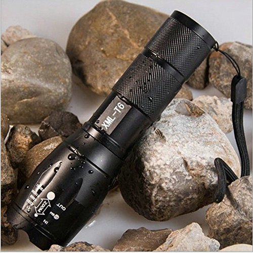Cree XM-L T6 5 Modi 1000 Lumen LED-Taschenlampe zoombaren wasserdichte Taschenlampen - 6