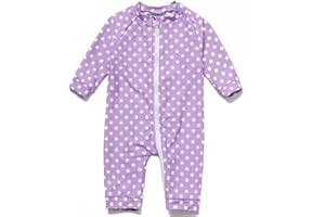 BONVERANO Costumino Bagno Bambini UPF 50+ Protezione Solare Zip Intera