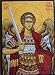 Produktbild St. Michael Religiöse Ikone der Gegenwart. Holz Griechischen Icon.