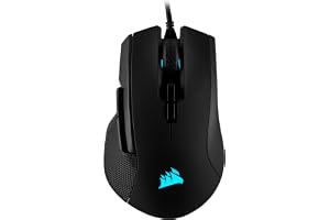 Corsair Ironclaw RGB FPS/MOBA Gaming Mouse | 18 000 DPI, 7 programmerbara knappar, designade för stora händer, kompatibel iCU