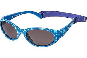 Kiddus Gafas de Sol para niña niño a partir de 2 años. Filtro solar UV400. CAT3. Montura de Goma. Correa ajustable y extraíble. Resistentes a Impactos. Protección y Seguridad