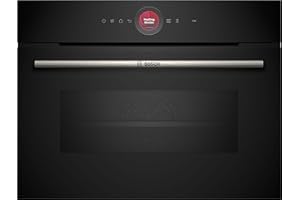 Bosch CMG7241B1F, Série 8, Four micro-onde combiné, Encastrable, Noir