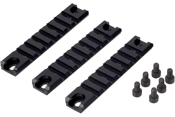 FOCUHUNTER G36 Picatinny Rail Tactique Court 20mm Picatinny Rail Base Kit De Rail 3 Pièces pour Chasse Extérieure Aluminium Complet