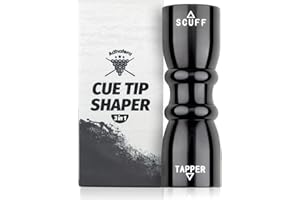 Adhafera Cue Tip Shaper, 3 in 1 of Snooker Cue Tip Shaper, the Snooker Accessories for Effective and Rapid Repair Cue Tip