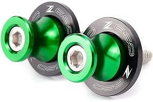 2BIRD Accessoires de Moto pour Kawasaki Z900 Z 900 Z650 Z 650 2017 2018 2019 2020 2021 8mm Motorfuke CNC SwingAm Spools Subssers sous-Support (Color : Z650 Green)