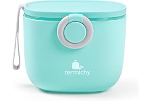 Termichy Boîte Doseuse à Poudre de Lait,Distributeur de Formule Pour Bébé,Conteneur Portable de Boîte de Lait en Poudre Pour Bébé en Bas âge, 250g (Bleu, Paquet de 1)