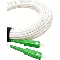 Câble Fibre Optique Blindé SC / APC - SC / APC Monomode Simplex 9 / 125 µm 50 cm | Leroy Merlin