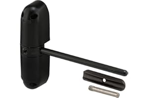 PRIME-LINE KC16HD Safety Spring Closer – Easy to Install to Convert Hinged Doors to Self-Closing – Diecast Construction (4-1/4 inch, Non-Handed), Black, 4-1/4 in