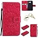 Produktbild Silikonsoftshell PU Hülle für Samsung Galaxy A5 (2017) (5,2 Zoll) Tasche Schutz Hülle Case Cover Etui Strass Schutz schutzhülle Bumper Schale Silicone case+Exquisite key chain X1) #KC (6)