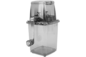 DILWE Broyeur à Glace Manuel pour Bouillettes, capacité de 1,2 L, Poignée Ergonomique, sans électricité, Broyeur D'appâts de Pêche avec Mélangeur à Glace pour Bar de Cuisine