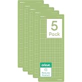 Cricut Joy&trade; Machine Mats Standard Grip, 4.5" x 12", Reusable Cutting Mats for Crafting with Protective Film, Use with Cardsto