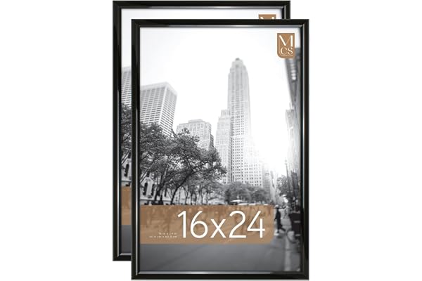 MCS Trendsetter affischram, 40 x 61 cm, svart, 2-pack 16 x 24