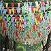Produktbild 100 Seil bunt RAINBOW Stück Wimpelkette Flagge für gestalten/Outdoor/Indoor Street Party Festivals decorations-5 m