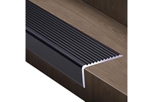 LIYI929GP Nez De Marche Escalier, Nez De Marche Profilé D'escalier, Largeur 30 50 70 100mm, Baguette Angle Aluminium Barre De Seuil Multiniveau Antidérapant, Pour Bords D'escalier Extérieurs/Intérieurs