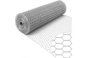 Mugar- Malla triple torsión o hexagonal, Luz 31x31, 0,70mm diámetro de alambre, Rollo 50 metros (0,50x50 metro)