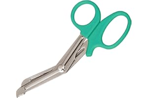 Prestige Medical 870-TEA In Teal Presents 5.5" Nurse Utility Scissor These Fit In Your Uniform Pocket, Teal Green