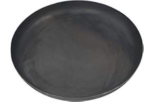 Fire World - Robuste Feuerschale Klöpperboden 80 cm | Pflanzschale aus hochwertigem Stahl | Ideal für gemütliche Abende unter Freunden | Für Terrasse, Garten und Camping