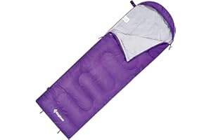 KingCamp Schlafsack Deckenschlafsack Camping Outdoor 3-4 Jahreszeiten für Erwachsene Kinder Ultraleicht Warm Waschbar beim Reisen und Abenteuern
