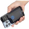 Tera Portable Back Clip Barcode Scanner 2D QR Wireless 3 in 1 2.4GHz Wireless & USB Wired & Compatible with Bluetooth Mini Pocket Bar Code Reader for Smartphones Android Mac OS Windows, 0013