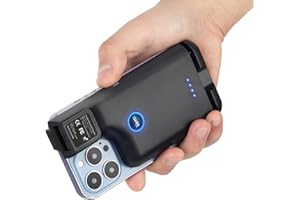 Tera Skaner kodów kreskowych, przenośny, bezprzewodowy, z Bluetooth 1D, 2D, QR, czytnik kodów kreskowych ze skanem obrazu do smartfona, kompatybilny z systemem Android i iOS, model 0013