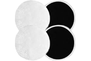 Annlpoy 4 Pezzi kit lucidatura auto tamponi spazzole per lucidatura in feltro lana 125mm, Spessore 26mm, Compatibili con Levigatrici Rotorbitali Bosch e Altri Marchi, Ideale per Diverse Superfici