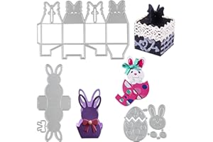 Stanzform Ostern, Hillylolly 3 Stück Stanzschablone Frühling, Stanzformen Ostern, Metall ostern schablonen, Prägeschablonen Klein, Prägeschablone für DIY Scrapbooking Fotoalbum Dekoration