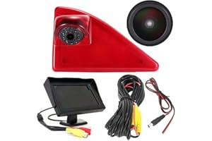 DYNAVSAL 4.3 Pouces TFT LCD Moniteur de Voiture + 1280*720 Pixel 1000TV Lines Super HD Objectif Caméra de Recul pour Opel Vauxhall Movano ab 2010/Renault Master ab 2010/Nissan NV400 ab 2010