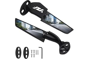 GYMARK Motorcycle Mirrors Rear View Side Mirrors Motorbike Wing Mirror for Y-amaha YZF R1 R3 R6 R15 R25 R125 Adjustable 360° Rotating Rearview Mirror