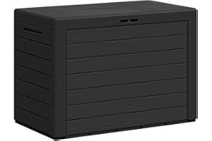 vidaXL Skrzynia ogrodowa, antracytowa, 78 x 44 x 55 cm