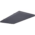 SILENT4® Absorbeur acoustique mur & plafond 120x60x5cm, montage par vis, acoustique améliorée prouvée par panneau acoustique avec revêtement en tissu gris foncé