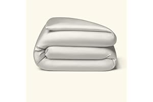 ‎AMQUA Amqua Bettdeckenbezug aus ägyptischer Baumwolle 140x200 cm, Sand/beige