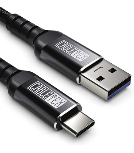 CABLETEX 50 cm USB 4 Gen3 x 2 monitorkabel voor Thunderbolt 3, USB C | 40GBit/s | 8K Video | 100W | 5A | 20V | Voor MacBook Pro M1 & M2
