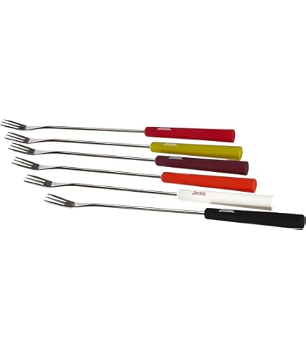 6 Stks Fondue Pot Vorken Set Herbruikbare Keuken Tool Servies voor Chocolade Kaas Dessert Gebraden Marshmallows Snoep Smelt