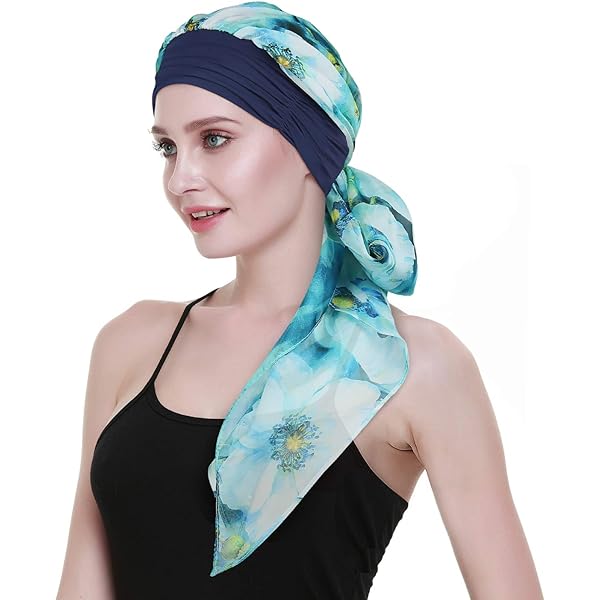 Chapeau Turban En Soie Rose - Large Bord Pour Plage, Soleil, Camping - Cadeau Femme