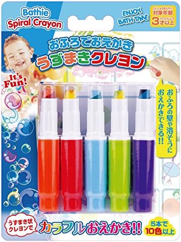 Oekaki spiral crayons in Ofuro (BATHC-004) by Papajino