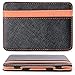 Produktbild WER Herren Magnetic Money Clip Card Case, Magie Credit ID Card Geld Wallet (Orange)