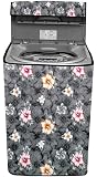 Stylista Washing Machine Cover Compatible for IFB TL- RDW 6.5 kg Aqua Fully Automatic Top Load 6.5 kg Floral Grey
