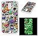 Produktbild Soft TPU Handyhülle Motorola Moto G4 Hülle Silikon Tiere Muster [Karikatur Cartoon] Ultra Slim Schutzhülle Wasserdicht Stoßfest Tasche Case Back Cover [Glanz nachts]