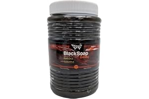 Desineo Savon Noir Eucalyptus Traditionnel 100% Naturel Biologique Organique 500g beldi