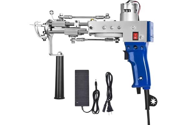 Pistolet à touffeter - Poils coupés et boucle - 2 en 1 - Kit de démarrage pour les amateurs de touffetage