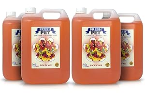 TRADE CHEMICALS FRESH PET CLEANER DISINFECTANT KENNEL/CATTERY PRE FILLED 5L x 4 (Pick n' Mix)