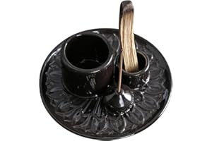 Ceramiczny uchwyt na kadzidełka: PRITOK 4 w 1, uchwyt na kadzidełka, taca na popiół do medytacji, uchwyt na kadzidełka, uchwyt na kadzidełka (czarny)