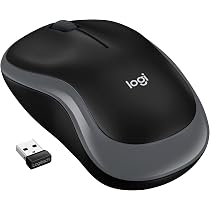Logitech kabellose Maus M190, geschwungenes Design für beidhändige 