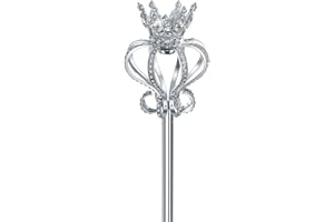 GlSAKE Queen King Costume Sceptre Princess Wand Fairy Wand Magic Wands Role Play Dress-up Party Prom Cosplay Sceptre For Adults
