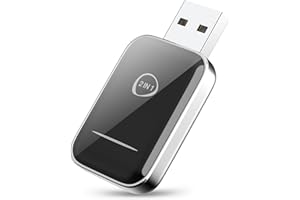 TPSOJJY Wireless CarPlay Adapter, 2-in-1 Wireless CarPlay for iOS and Android Car, 2025 Improved Converts Wired to Wireless Carplay, for Cars from 2016+ for iOS 10+/Android 11+