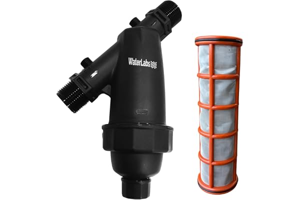 WaterLabs WL0925 Double Mesh Water Tank Filter 37 Micron SS 400 Grade Stainless Steel Mesh UV Stabilized Material 1 Year Warranty Cleans Sand, Dirt & Sediments (1" Filter 25MM)